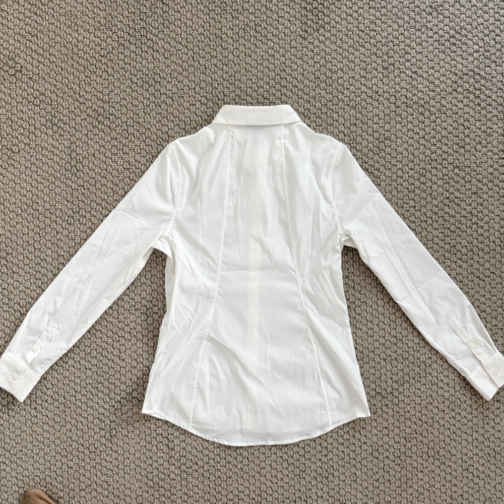 Athleta Womens NWT S Crisp White Collared Shirt - Picture 9 of 11